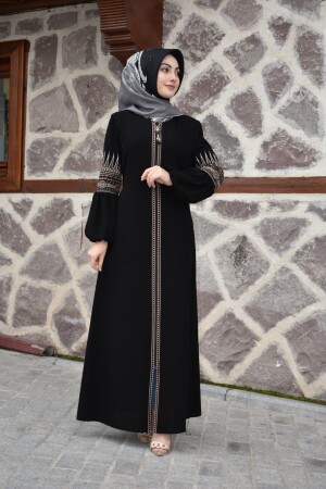 Atranis schwarze Abaya - 1