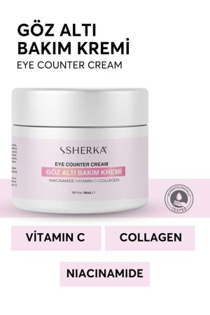 Aufhellende Creme unter den Augen mit intensiver Feuchtigkeitscreme gegen Tränensäcke und Augenringe, 50 ml - 2