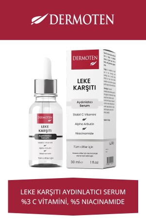 Aufhellende Haut gegen Hautunreinheiten – Hautpflegeserum mit Arbutin, Niacinamid und Vitamin C, 30 ml - 2