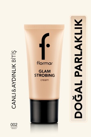 Aufhellende Make-up-Basis (Pfirsich) – Glam Strobing Cream – 002 Peach – 8690604645916 - 2