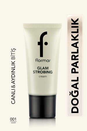 Aufhellende Make-up-Basis (SILBER) – Glam Strobing Cream – 001 Silver – 8690604645909 - 2