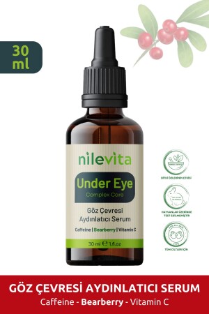 Aufhellendes Serum gegen Augenringe und Schwellungen der Augenkontur, Koffein und Vitamin C, 30 ml NGOZSERUM1 - 2