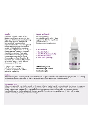 Aufhellendes und Anti-Falten-Pflegeserum unter den Augen (Koffein 6 % – Regu Age) Rm000107 - 6