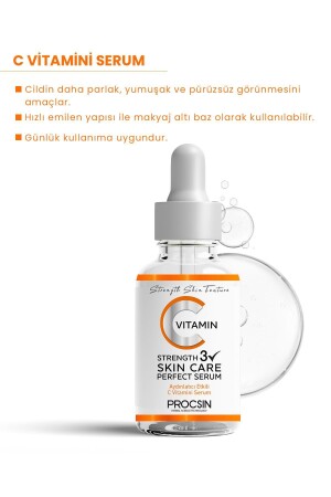 Aufhellendes und tonisausgleichendes Pflegeserum mit Vitamin C, 20 ml - 7