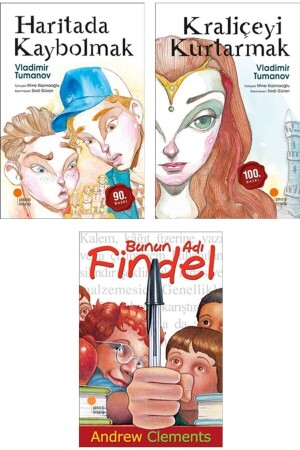 Aufkleber-Geschenk – Sein Name ist Findel – Saving the Queen Lost on the Map 3 Stück Andrew Clements orkide9789756227992 - 1