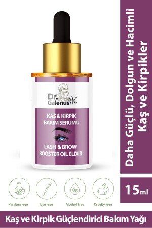 Augenbrauen- und Wimpernpflegeserum (Arganöl – Rizinusöl – Mandelöl – Vitamin E) 15 ml - 2