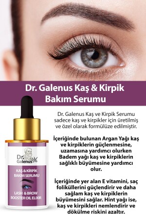 Augenbrauen- und Wimpernpflegeserum (Arganöl – Rizinusöl – Mandelöl – Vitamin E) 15 ml - 5