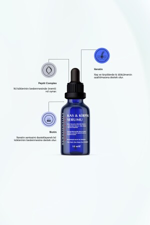 Augenbrauen-Wimpernserum (Keratin-Komplex + Biotin + Pflanzenstammzellen) – 10 ml - 5