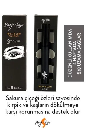 Augenbrauen-Wimpernserum mit aufpolsternder und verlängernder Wirkung (SAKURA-BLUME) 10 ml - 4