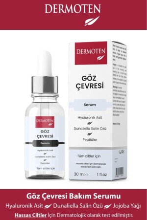 Augenkontur - Augenkonturpflegeserum mit Hyaluronsäure und Dunaliella Salina-Extrakt 30 ml - 2