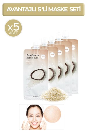 Avantajlı Ölü Derileri Arındıran,aydınlatıcı Pirinç Peeling Set 5x10mlpure Source Pocket Pack (rice) 6190 - 2