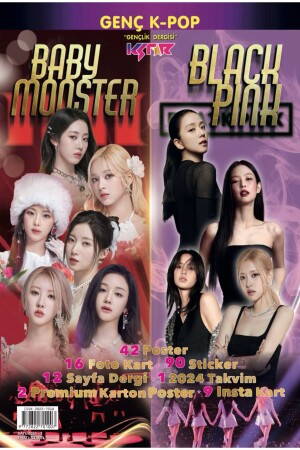 Avantajlı Paket 4 - Blackpink - Baby Monster - Le Sserafim - Itzy - (G)i-dle Dergisi - 7