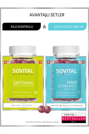 Avantajlı Paket - Haır Saç Vitamini - Detomax Kilo Kontrol Zayıflama - 3