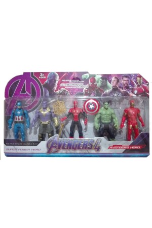 Avengers Thanos – Hulk – Captain America – Spider-Man – Iron-Man 5-teiliges Superhelden-Spielset PRA-5205229-7518 - 4