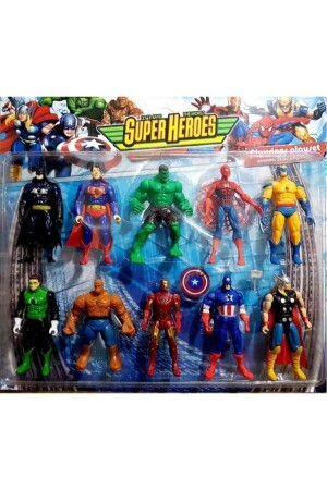 Avengers Toy Hulk Thor Thandman 10er-Set 250174142 - 2