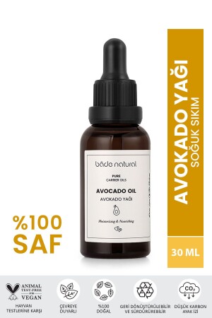 Avocadoöl kaltgepresst, 100 % rein, 30 ml BN49 - 1