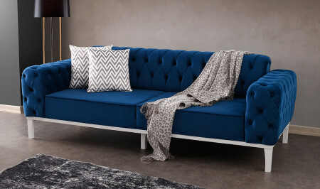 Avşa Creme Sofa - 6