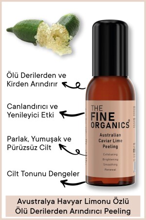 Avustralya Havyar Limonu Özlü- Ölü Derilerden Arındırıcı Yüz Ve Vücut Peelingi 100ml - 2