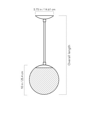 Avz-uk03 Metal-cam Sarkıt Tekli Avize AVZ-UK03 - 7