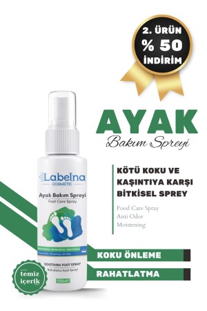 Ayak Koku Önleyici-Kaşıntı Giderici ve Nemlendirici Bakım Spreyi ( onarıcı-yatıştırıcı) 100 ML - 2