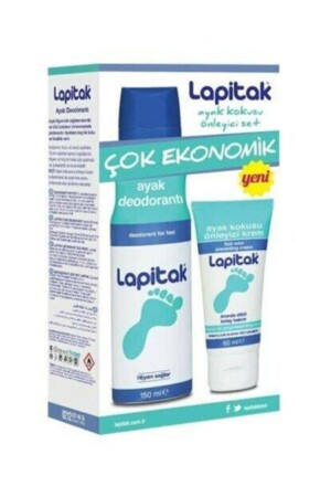 Ayak Kokusu Önleyici Krem 60 ml - Ayak Deodorantı 150 ml Set. 8691091035181 - 3