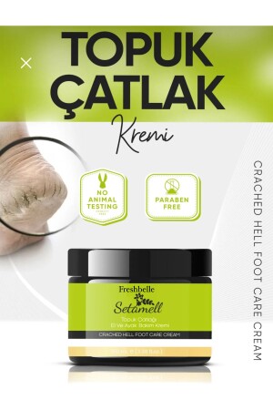 Ayak Tırnak Mantar Bakım & Topuk Çatlak Giderici Beyazlatıcı Etkili Krem 150 ml - 2