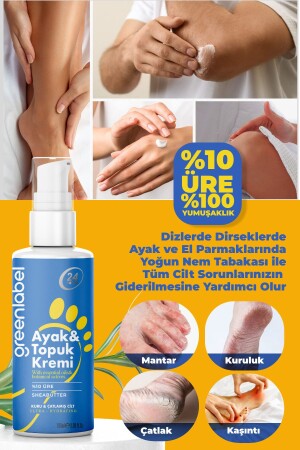 Ayak Ve Topuk Çatlak Bakım Kremi %10 Üre Shea Butter Içeren Onarıcı Krem 100 ml - 4