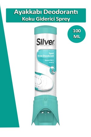 Ayakkabı Deodorantı Ayak Koku Giderici Önleyici Sprey 100ml SLVRDEO80 - 2