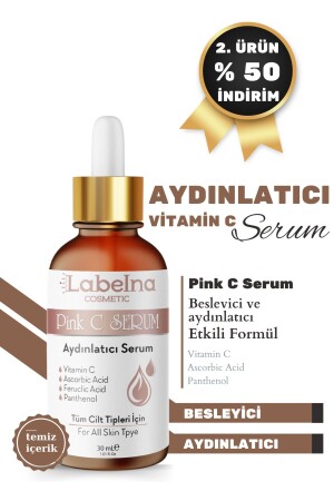 Aydınlatıcı Ve Leke Serumu 30 Ml Cilt Serumu - Pink C Serum LBN008 - 2