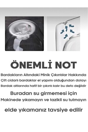 Ayıcıklı Çift Cidarlı Tasarım Cam Bardak - Hediyelik Çift Cidarlı Ayıcık Bardak 250 Ml - 5