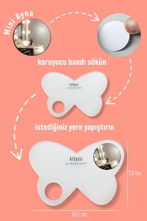 Aynalı Karıştırma Paleti Kelebek - 4