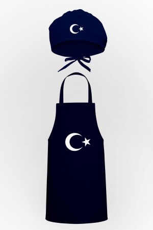 Ayyıldız Design Küchenschürze und Haube Vorteilspaket TTP0051 - 2