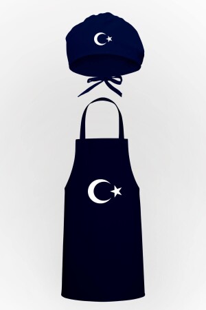 Ayyıldız Design Küchenschürze und Haube Vorteilspaket TTP0051 - 3