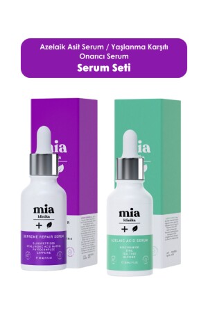 Azelainsäure hilft bei der Entfernung von Rosacea, Akne und Mitessern / Anti-Aging-Reparaturserum 253528712 - 3