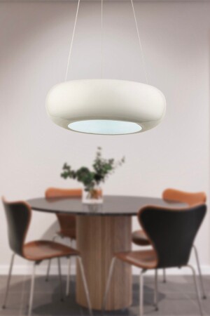 Azure White Pendelleuchte 15 Watt Pendelleuchte mit LED Moderne Küche Badezimmer Led Wohnzimmer Pendelleuchte Kronleuchter 11286-01-WH - 4