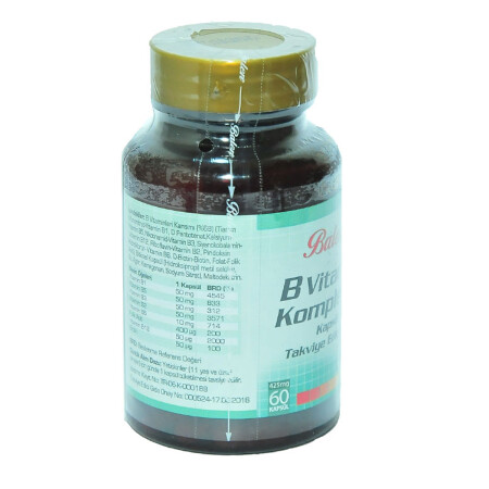 B Vitamin Kompleksi 60 Kapsül - 8