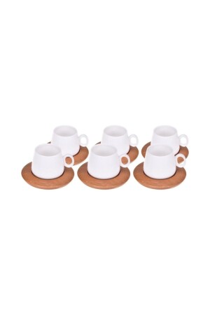 B0173 Ottoman – Set mit 6 Kaffeetassen, schlicht - 1