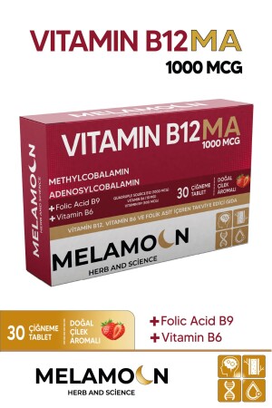 B12- B6 ve Folik Asit: Sinir Sistemi- Hamileler ve Kan Oluşumu Desteği 1000mcg - 2