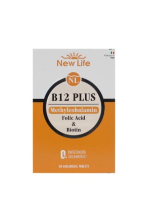 B12 Plus 60 Dilaltı Tablet - Vişne 7640128140139. 4382 - 2