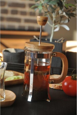 B2486 Ginza - French Press 350 ml (ÇAY PRESİ) Bitki Çayı Demleme - 8