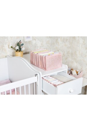 Baby Çok Amaçlı Akordeon Organize Kız Bebek Odası (3LÜ SET) Çekmece Düzenleyici baby-kız bebek - 6