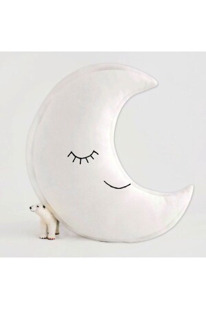 Baby & Kids Room Moon Decorative Pillow Sleeping Companion Off White mimuuykuay - 2