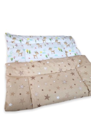 Baby-Kinderdecke Standard 100x120 cm Karaca Brown Star Quilted 2166 - 2