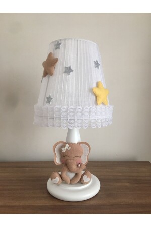 Baby Kinderzimmer Kronleuchter Lampenschirm Elefant Kaffee Creme Gelb Ballon Elefant Kaffeelampenschirm - 7