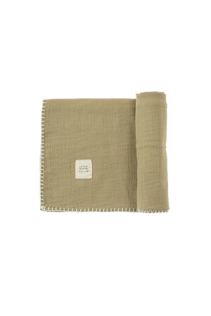 Baby-Musselin-Windelhülle und Beutel-Set, Bio-Baumwolle, 120 cm, Khaki, 420UNP - 6