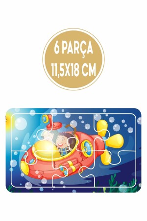 Baby Puzzle 6 Parça 6 Adet Puzzle Seti-1 61996 - 6