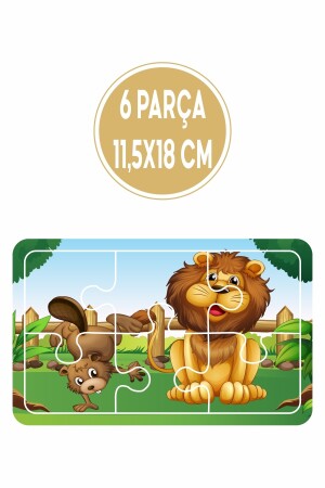 Baby Puzzle 6 Parça 6 Adet Puzzle Seti-1 61996 - 8