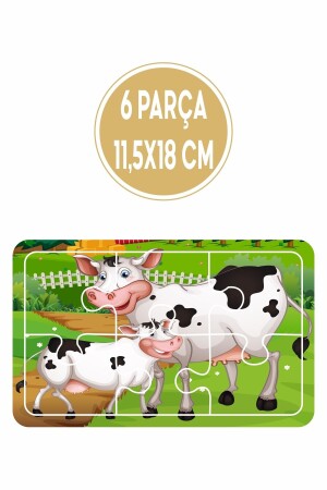 Baby Puzzle 6 Parça 6 Adet Puzzle Seti-2 - 4