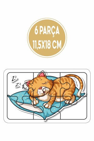 Baby Puzzle 6 Parça 6 Adet Puzzle Seti-2 - 5