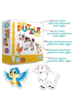 Baby Puzzle Çiftlik Hayvanları 27 Parça - 5